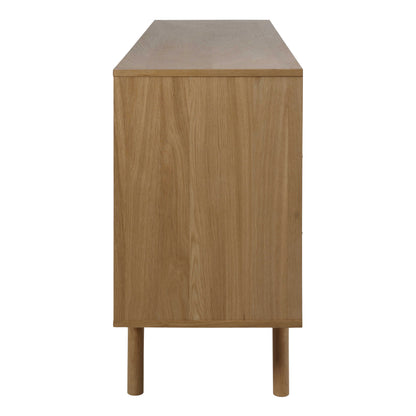 Mossbloom Oak 2 Door 4 Drawers Sideboard