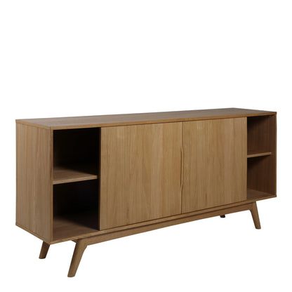Mossbloom Oak 2 Door 4 Drawers Sideboard