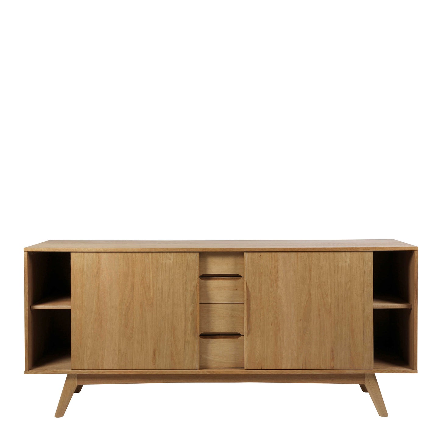 Mossbloom Oak 2 Door 4 Drawers Sideboard