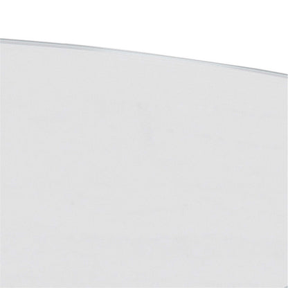 Perth Clear Glass Round Coffee Table Chrome Legs