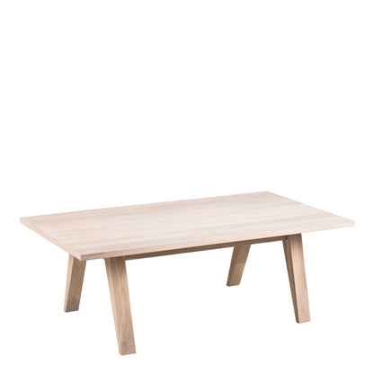 Kotka Minimalist White Oak Wooden Coffee Table