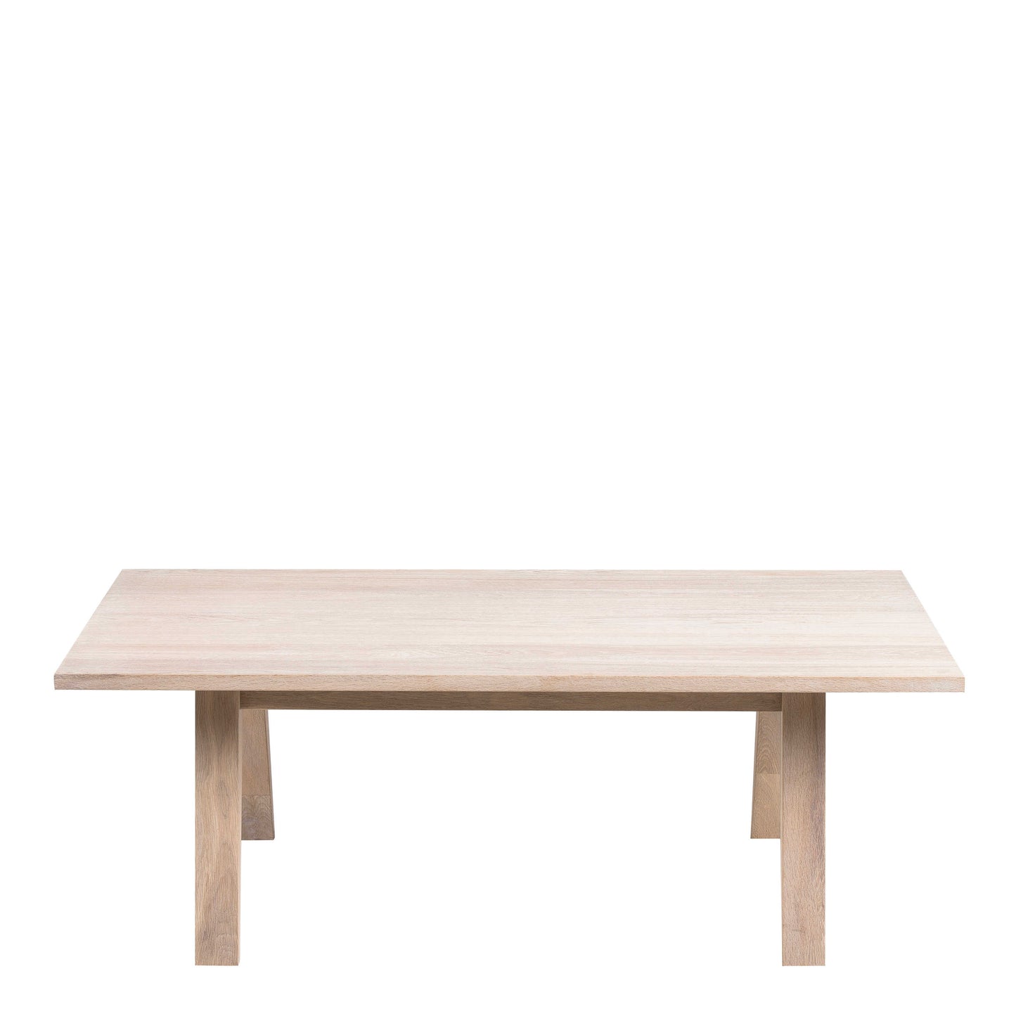 Kotka Minimalist White Oak Wooden Coffee Table