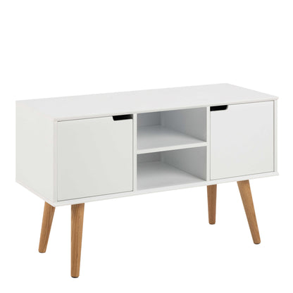 Tokyo White Sideboard 2 Doors 2 Shelves