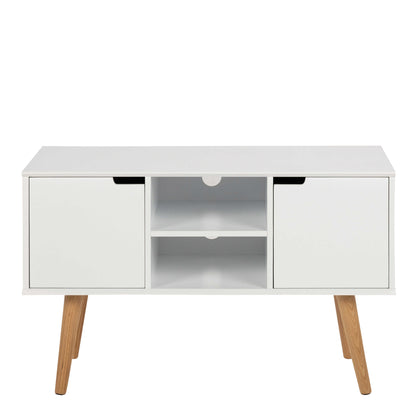 Tokyo White Sideboard 2 Doors 2 Shelves