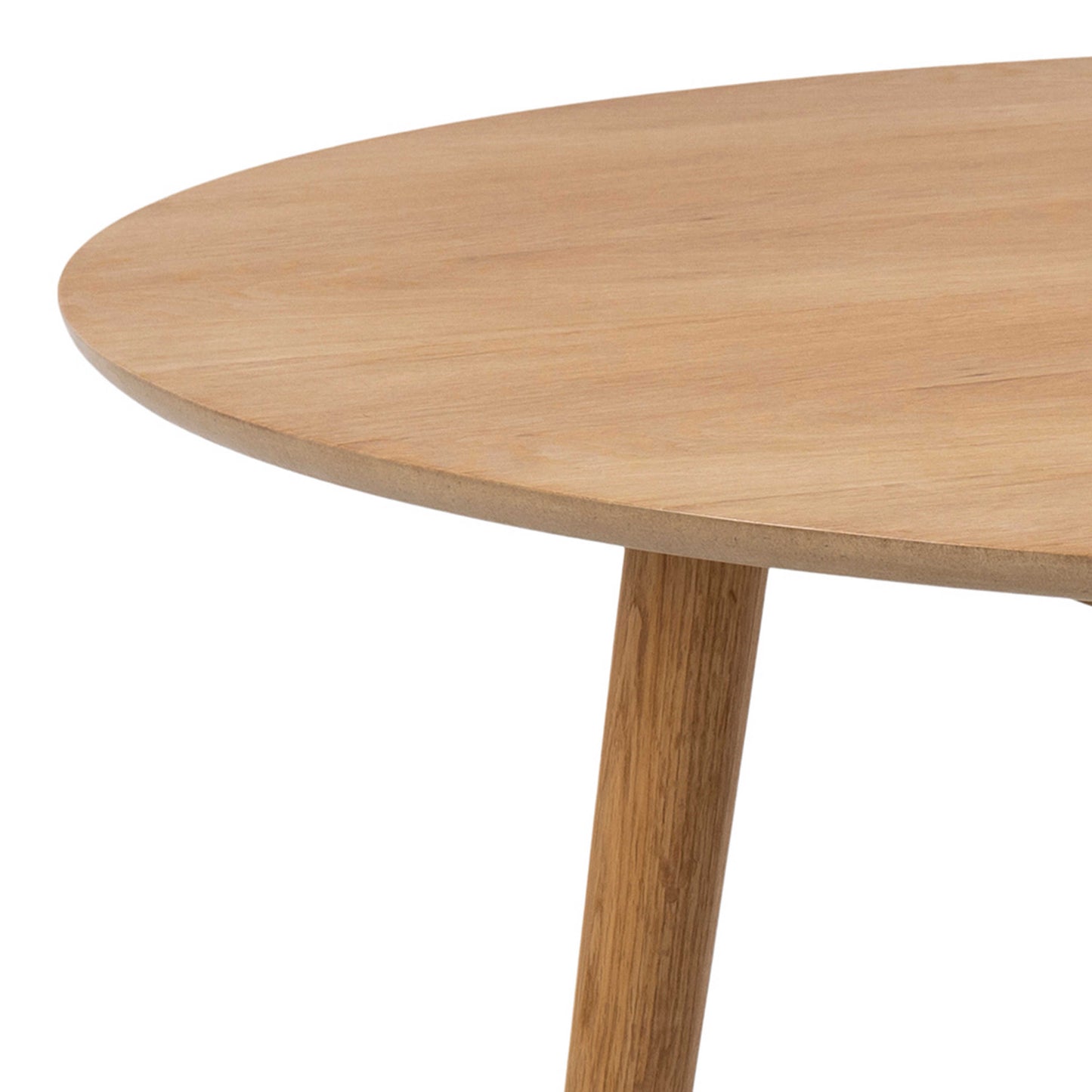 Debrecen Solid Oak Wood Round Dining Table