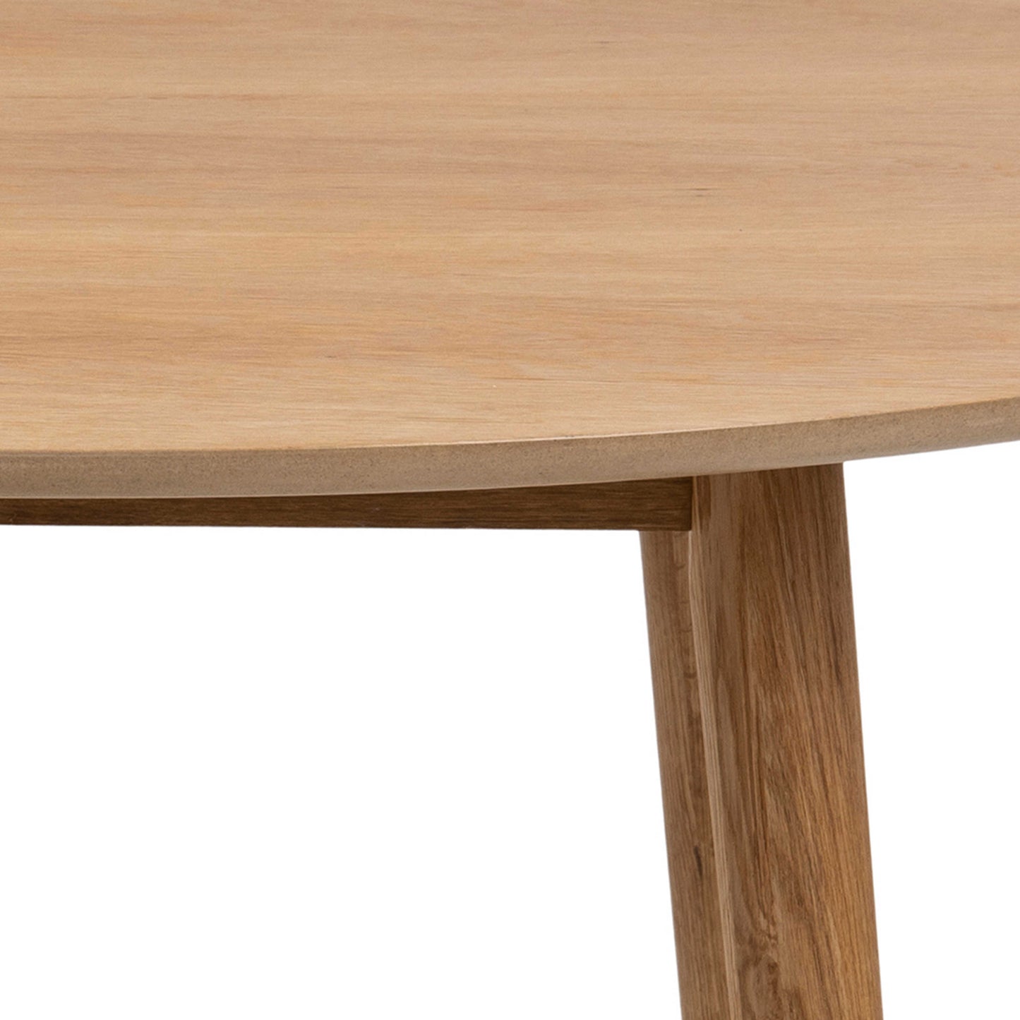 Debrecen Solid Oak Wood Round Dining Table