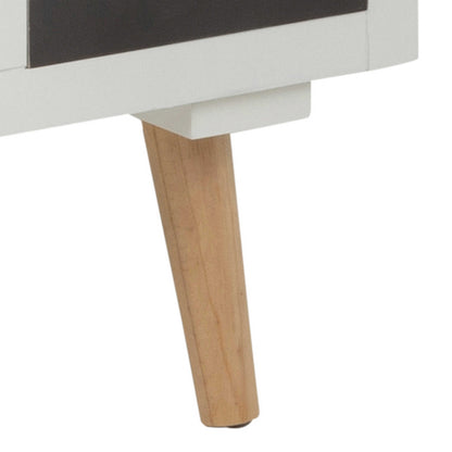 Malaga White Chest 13 Multicoloured Drawers