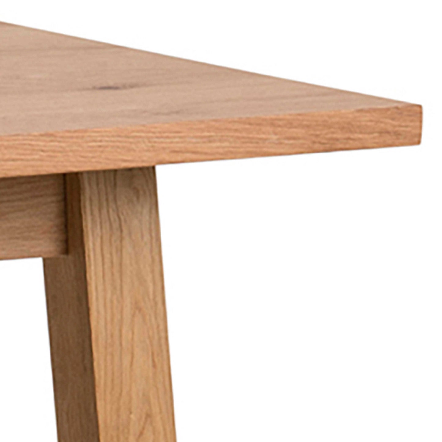 Muddlefern Tall Oiled Oak Veneer Wood Bar Table