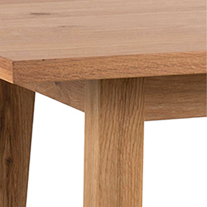 Muddlefern Tall Oiled Oak Veneer Wood Bar Table