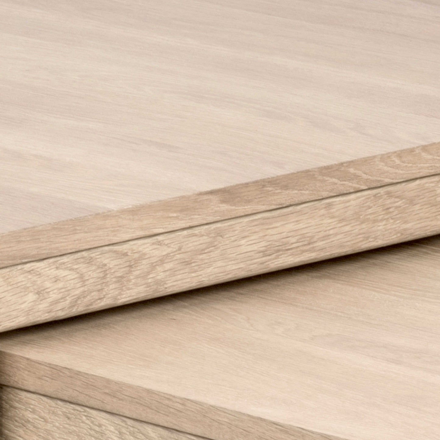 Meadowbloom White Oak Set of 2 Nesting Coffee Tables