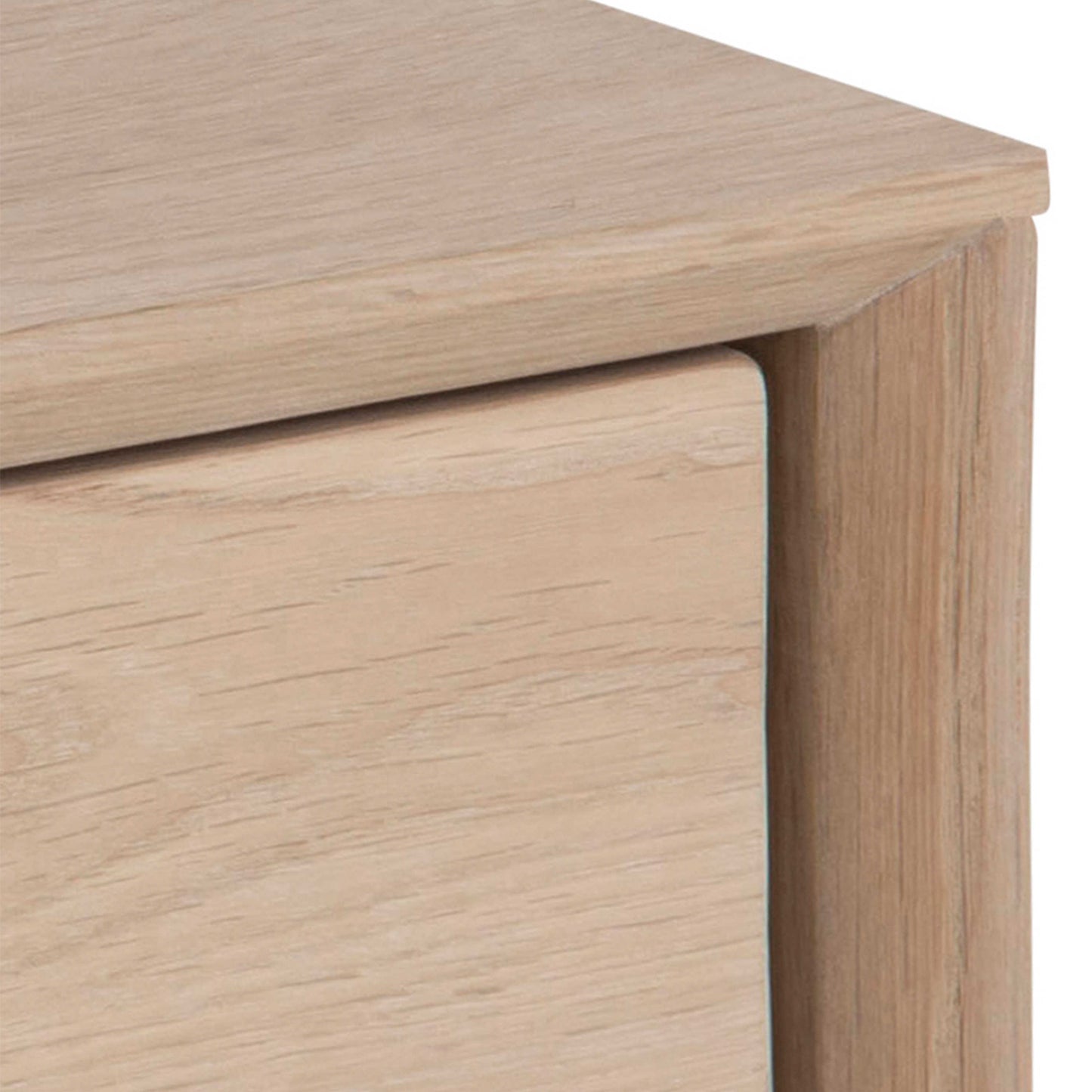 Italy Small White Oak Wood 1 Drawer Wall Mounted Bedside Table