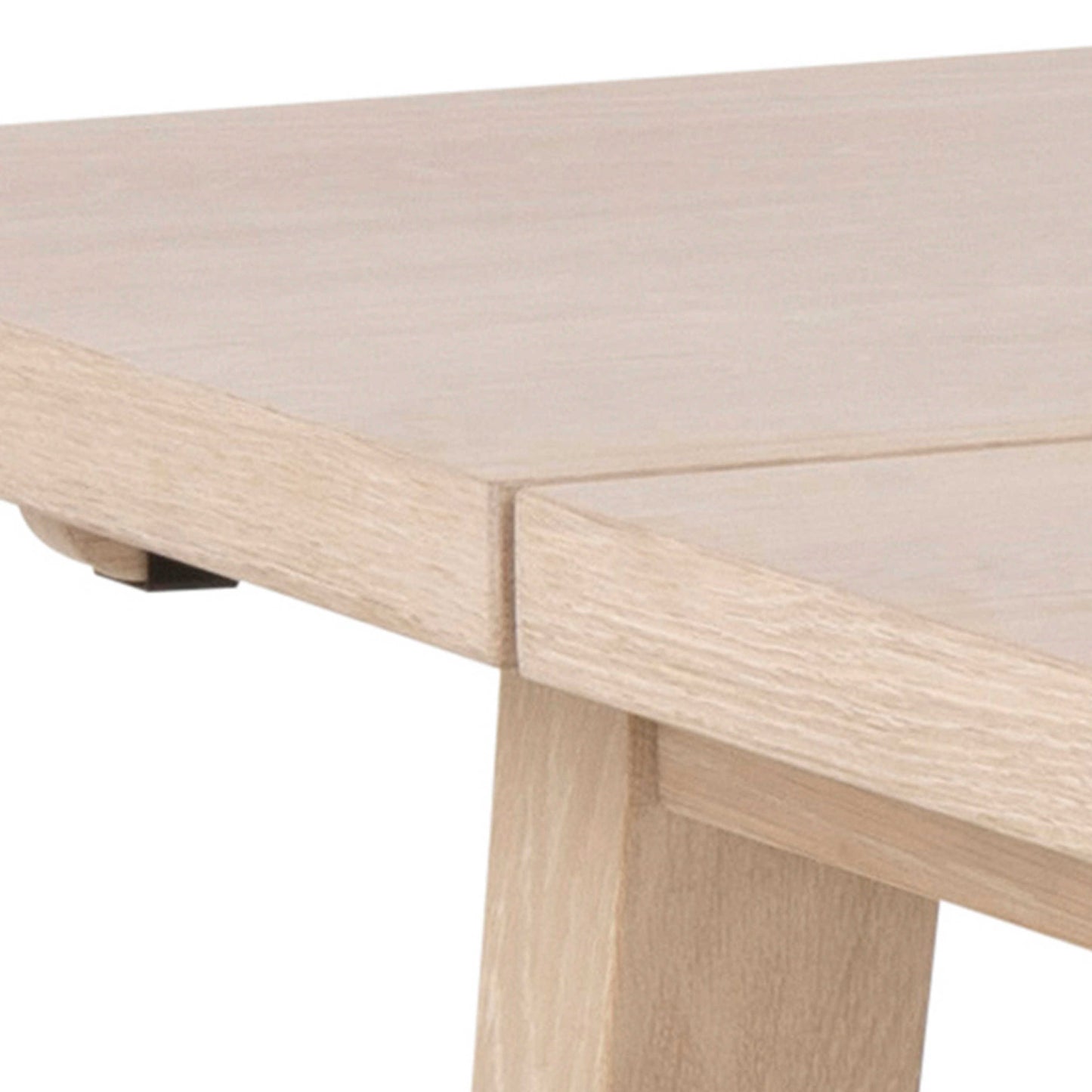 Jyvaskyla 200cm 6 Seater White Oak Wood Rectangle Dining Table