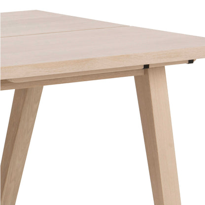 Jyvaskyla 200cm 6 Seater White Oak Wood Rectangle Dining Table