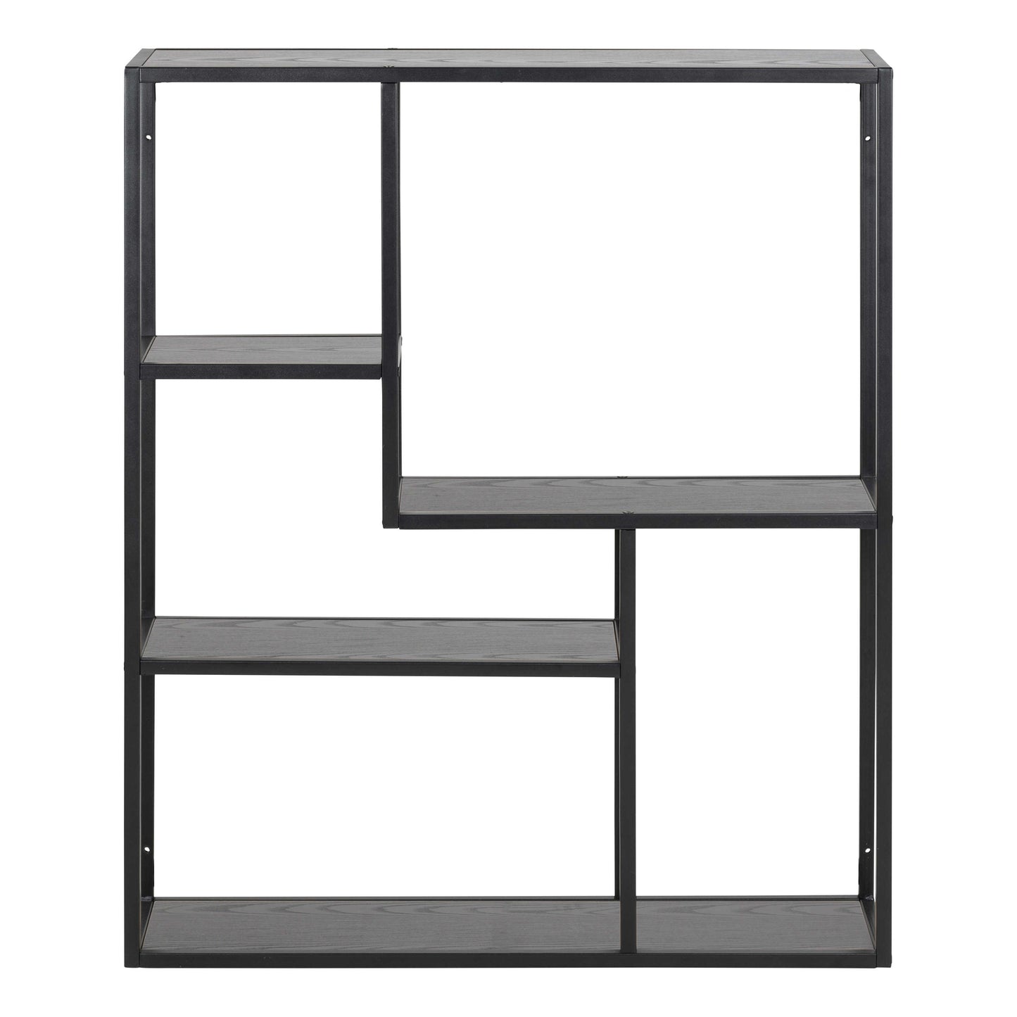 El Paso Black Metal Wall Shelf 3 Shelves
