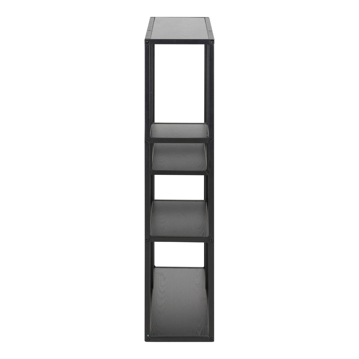 El Paso Black Metal Wall Shelf 3 Shelves