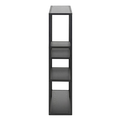 El Paso Black Metal Wall Shelf 3 Shelves