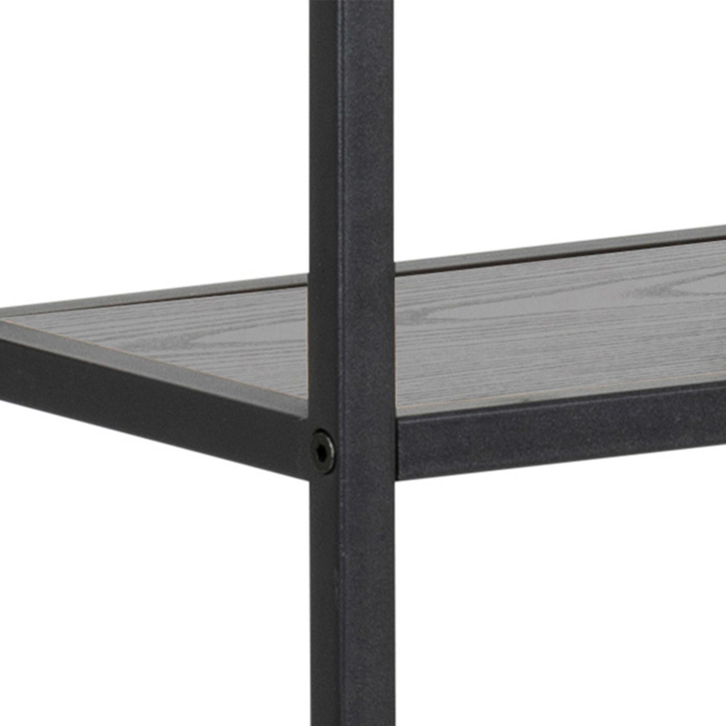 El Paso Black Metal Wall Shelf 3 Shelves