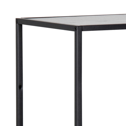 El Paso Black Metal Asymmetrical Bookcase 3 Shelves