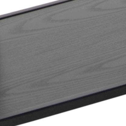 El Paso Tall Black Metal Bookcase 5 Shelves