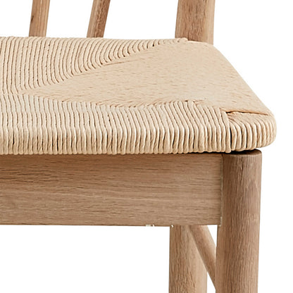 Set of 2 Buenos Aires White Oak Wood Dining Chair