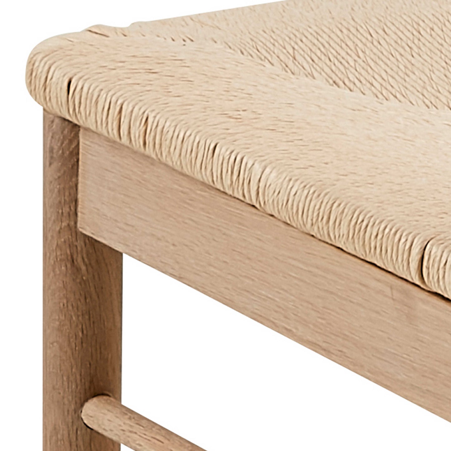 Set of 2 Buenos Aires White Oak Wood Dining Chair