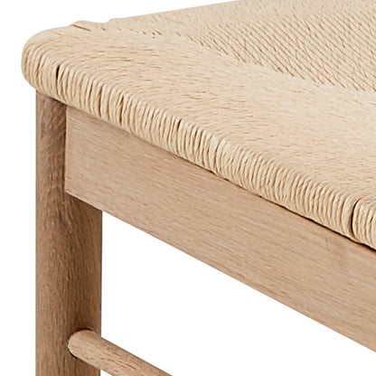 Set of 2 Buenos Aires White Oak Wood Dining Chair