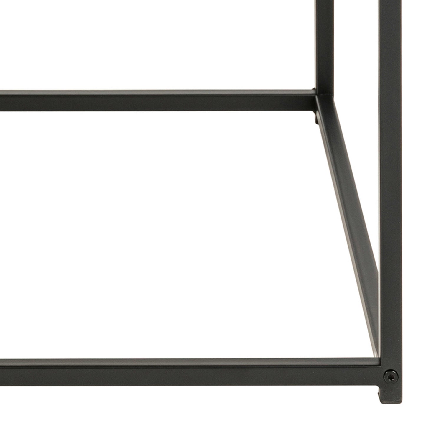 El Paso Black Metal and Wild Oak Veneer Coffee Table