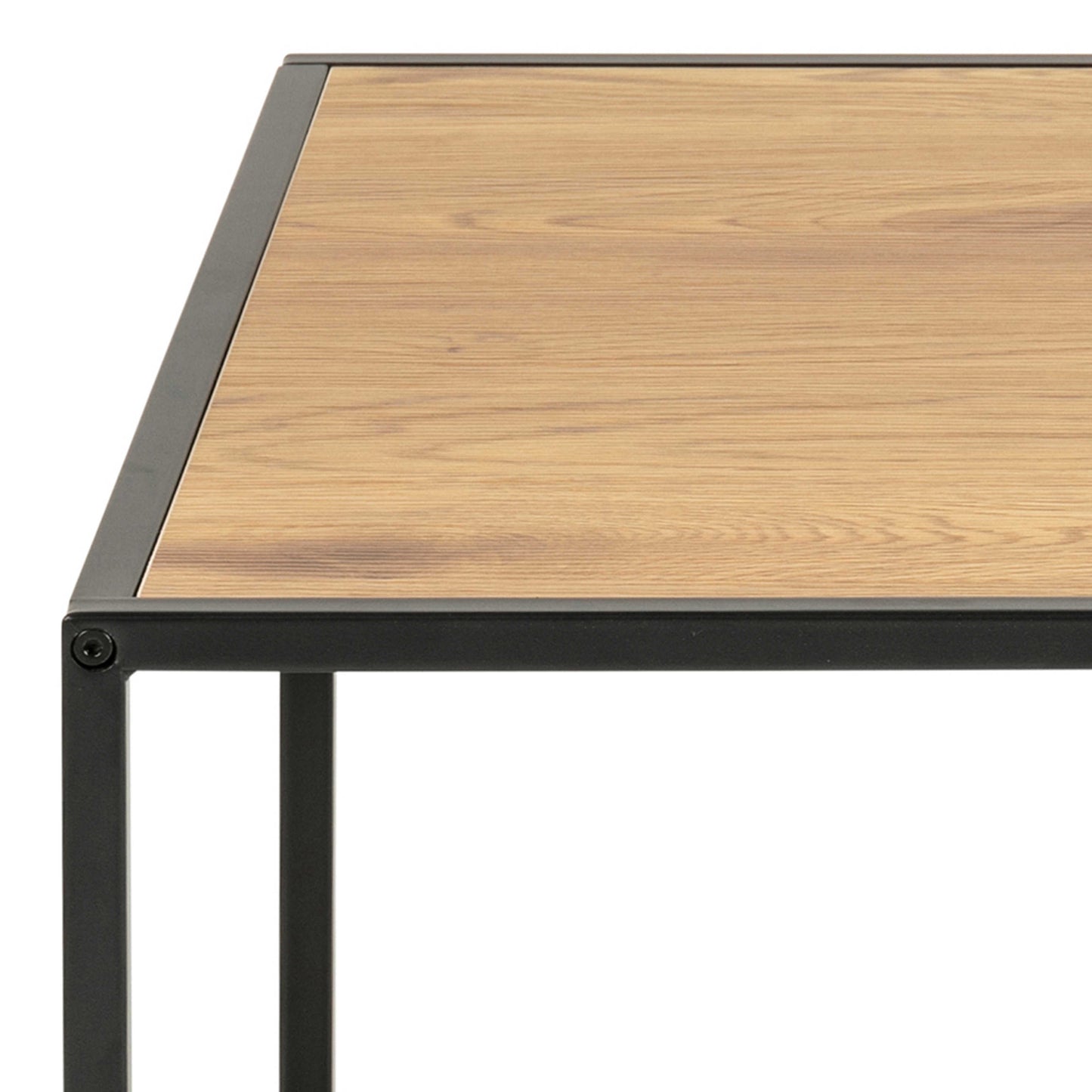 El Paso Black Metal and Wild Oak Veneer Coffee Table