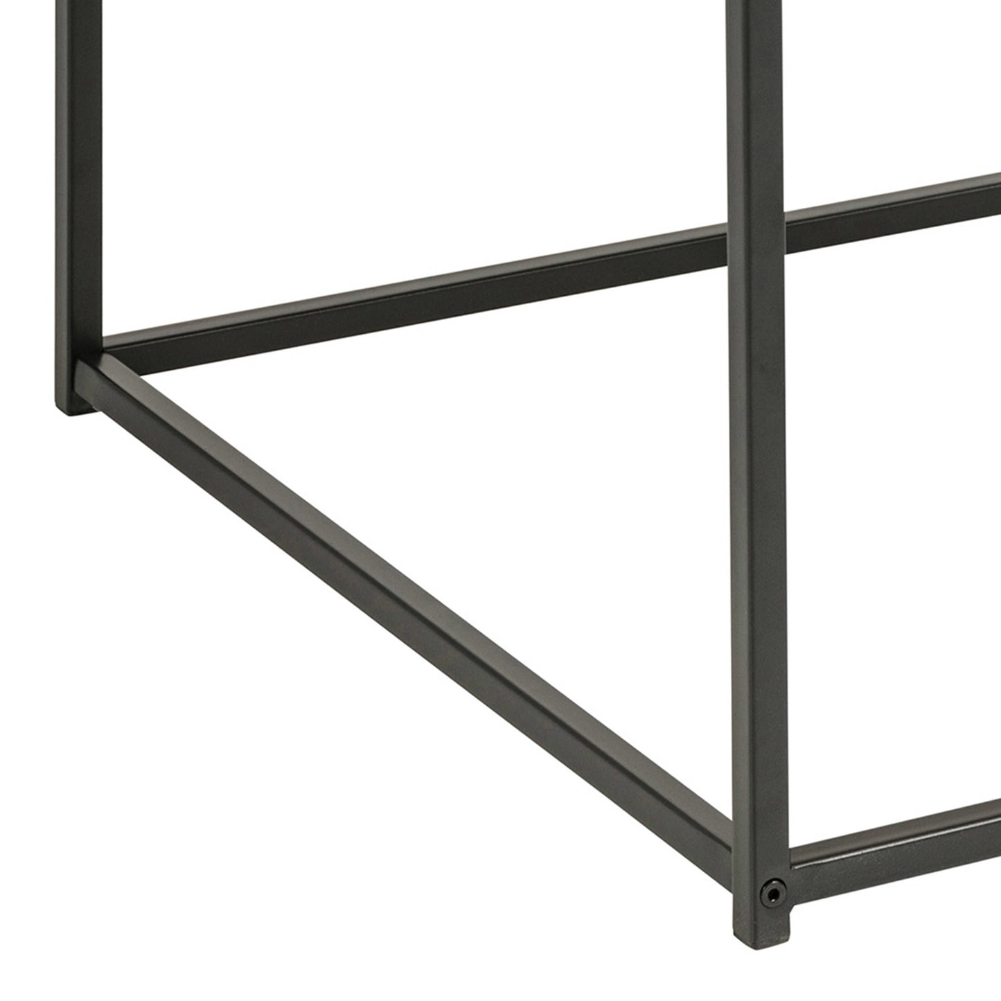 El Paso Black Metal and Wild Oak Veneer Coffee Table