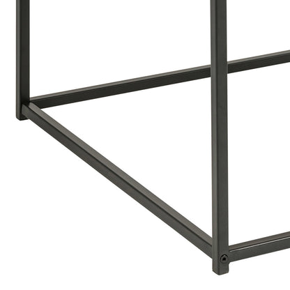 El Paso Black Metal and Wild Oak Veneer Coffee Table