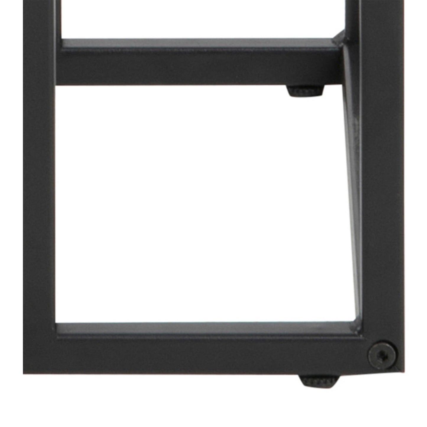 El Paso Black Metal Side Table Metal Base