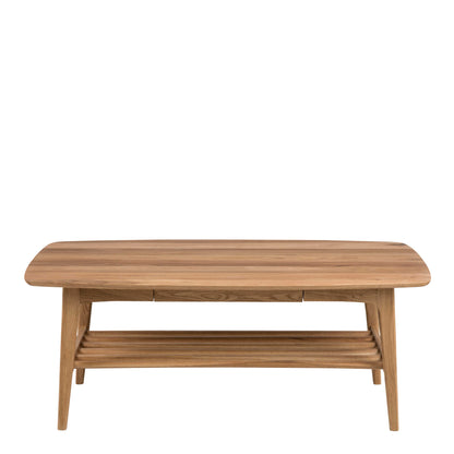 Featherwood Natural Oak Wood Coffee Table
