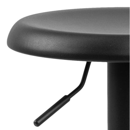 Set of 2 Cloverstone Black Swivel Bar Stools