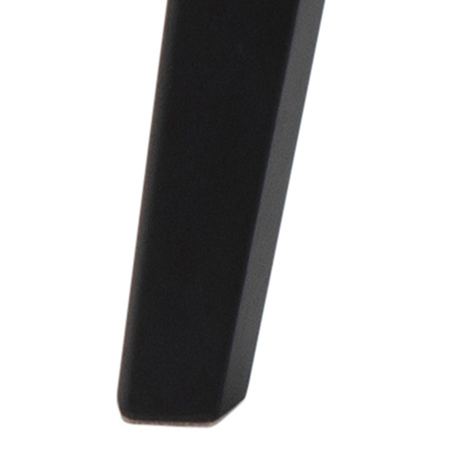 Saffron Round Black and Natural Oak Veneer Dining Table