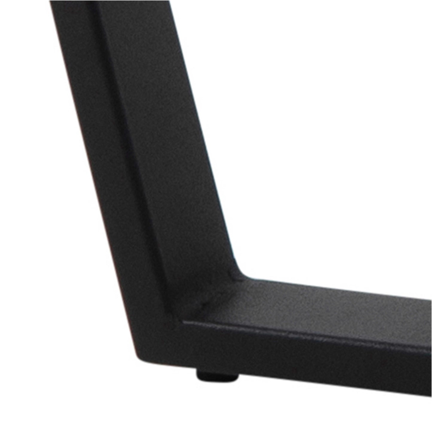 Stovring Black Marble Effect Round Coffee Table Black Legs