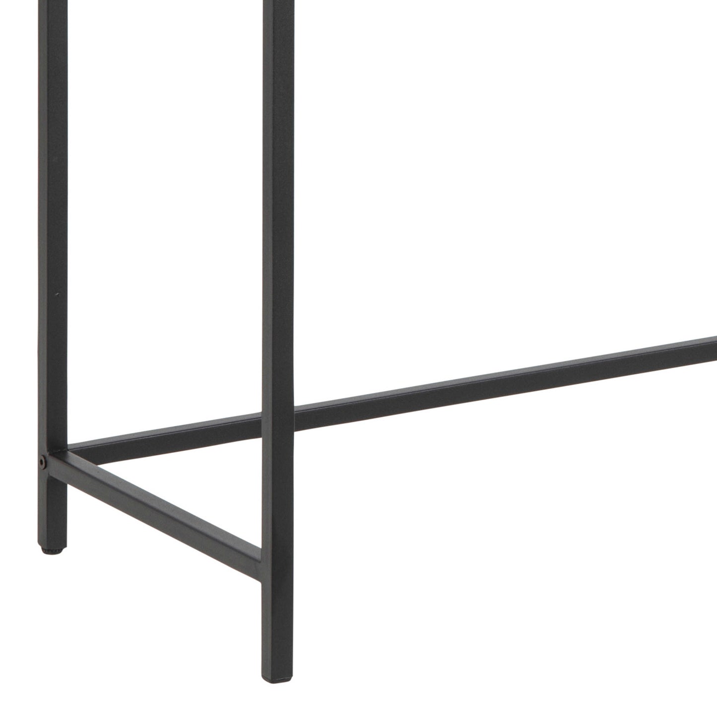 El Paso Black Metal and Wild Oak Veneer Console Table