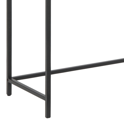 El Paso Black Metal and Wild Oak Veneer Console Table