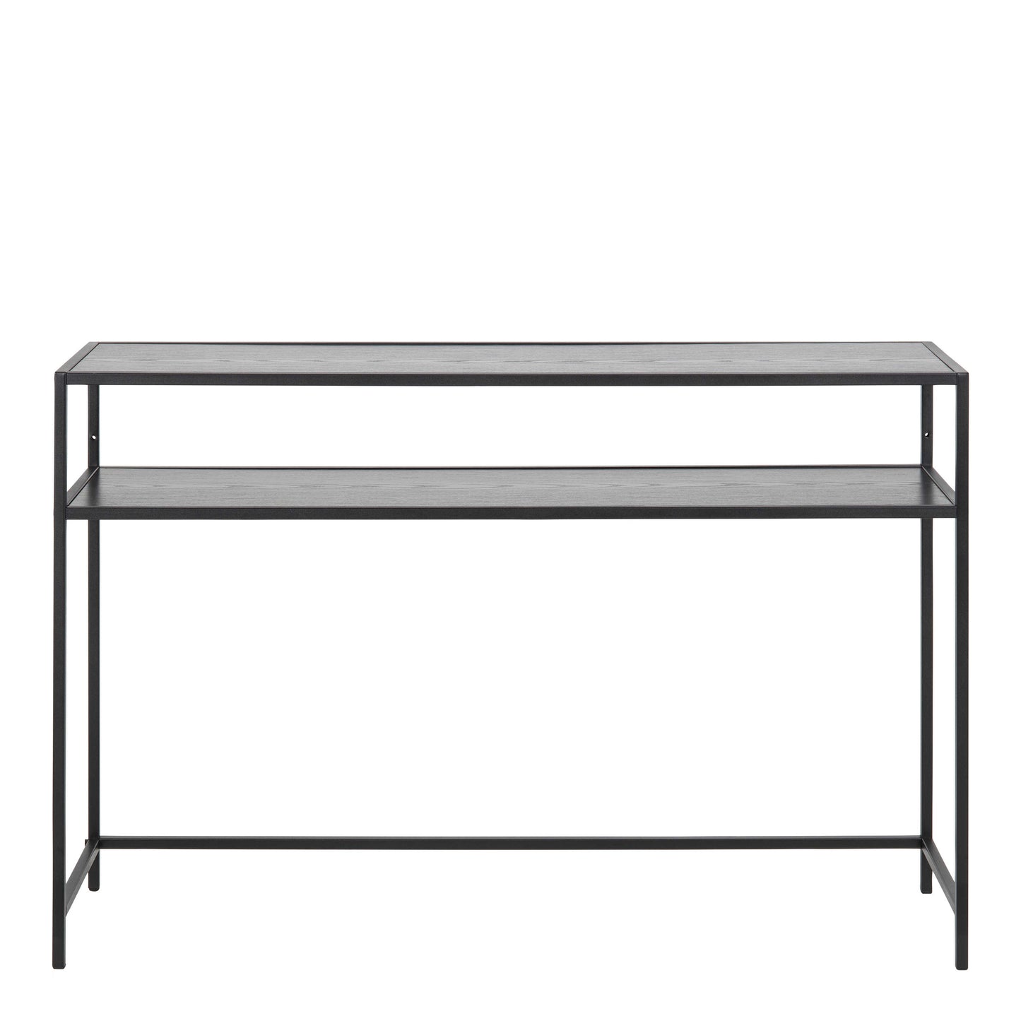 El Paso Black Metal and Wood Console Table