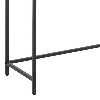 El Paso Black Metal and Wood Console Table