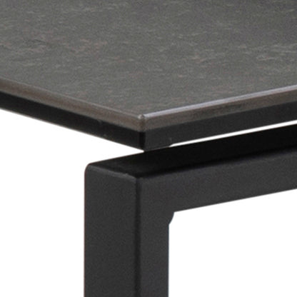 Set of 3 Frederikssund Black Ceramic Nesting Coffee Tables