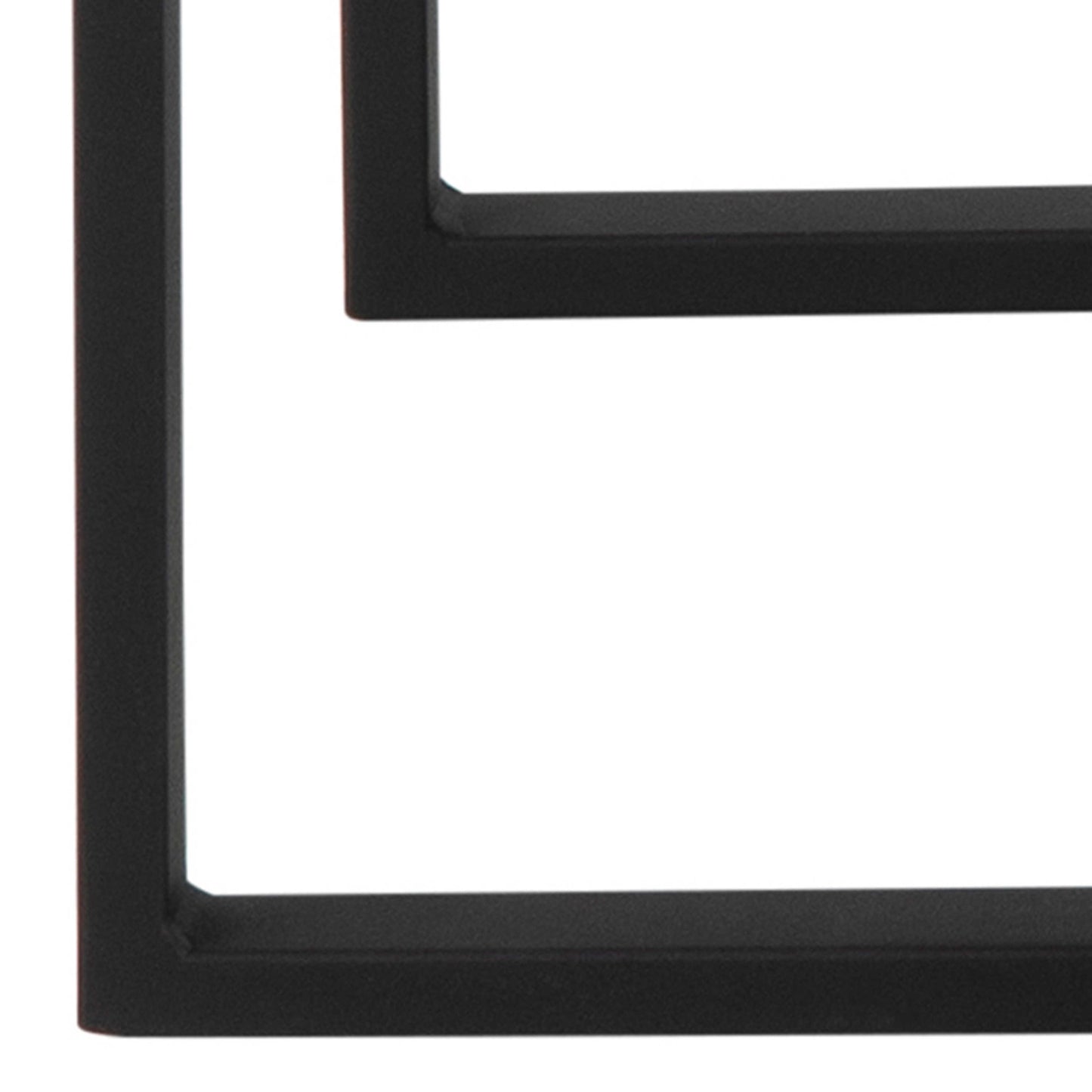 Set of 3 Frederikssund Black Ceramic Nesting Coffee Tables