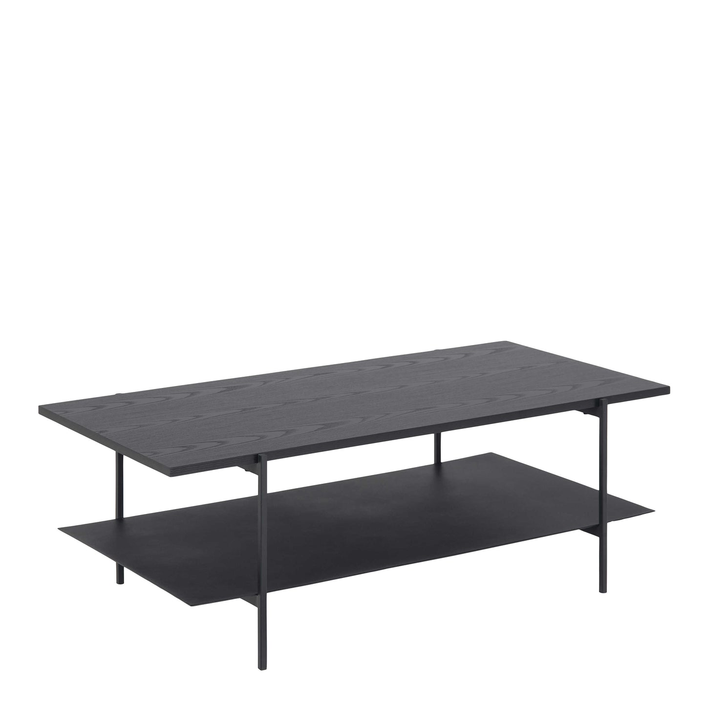 Cambridge Black Coffee Table Bottom Shelf