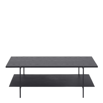 Cambridge Black Coffee Table Bottom Shelf