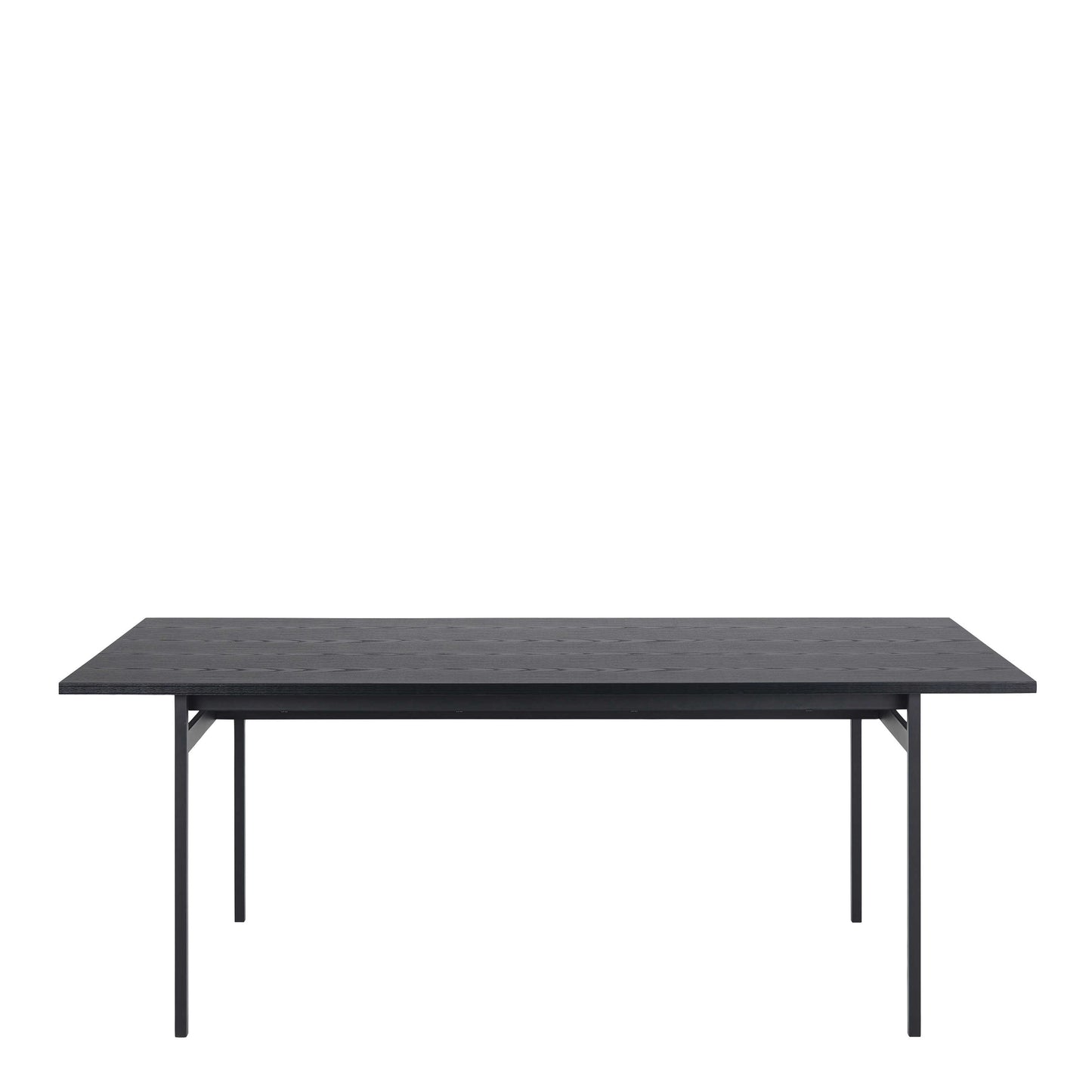 Cambridge 8 Seater Rectangle Black Dining Table