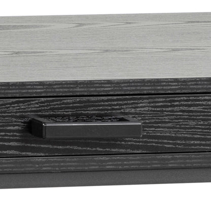 El Paso Black Wooden 1 Drawer Office Desk