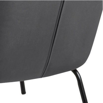 Kobe Dark Grey Velvet Lounge Chair