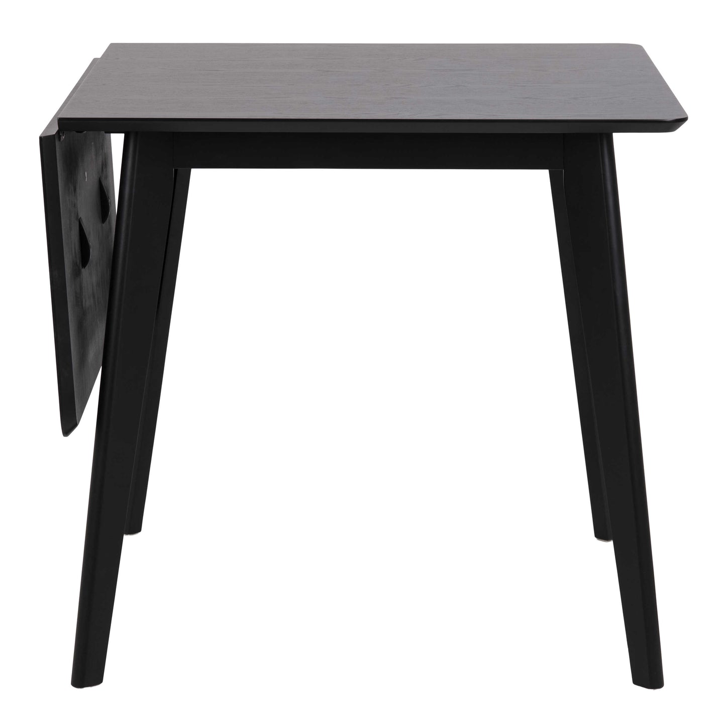 Saffron Extending Black Wooden Dining Table