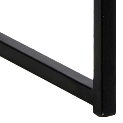 El Paso Black Metal and Wild Oak Veneer Bar Table