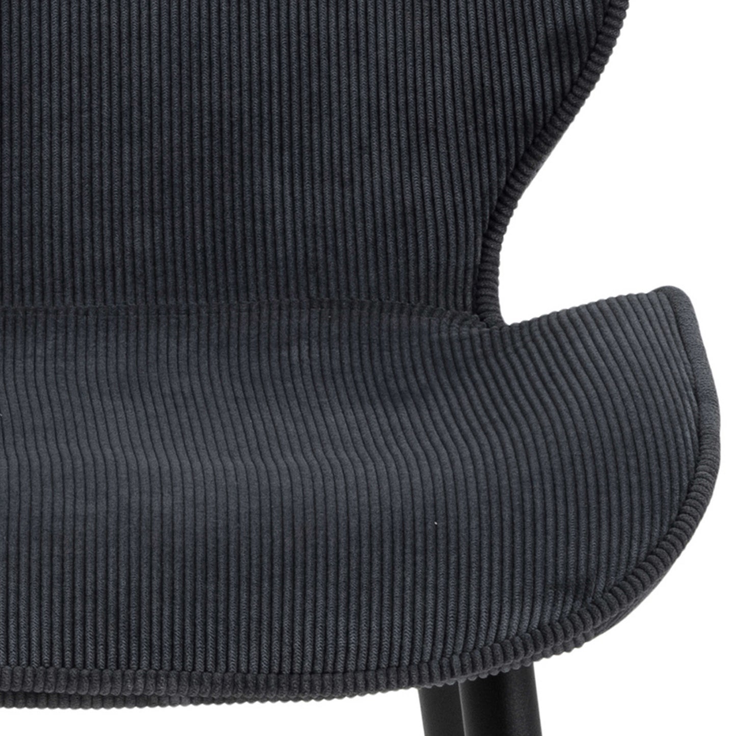 Set of 4 Larkwood Anthracite Dining Chairs