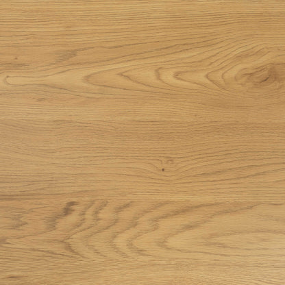 Haslev Natural Oak Rectangular Coffee Table with Full Bottom Shelf